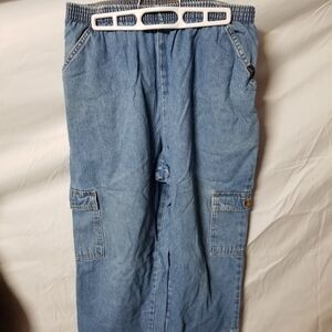 Chic Denim Cargo Pants for Men